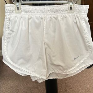 Nike Women's Classic White Athletic Shorts